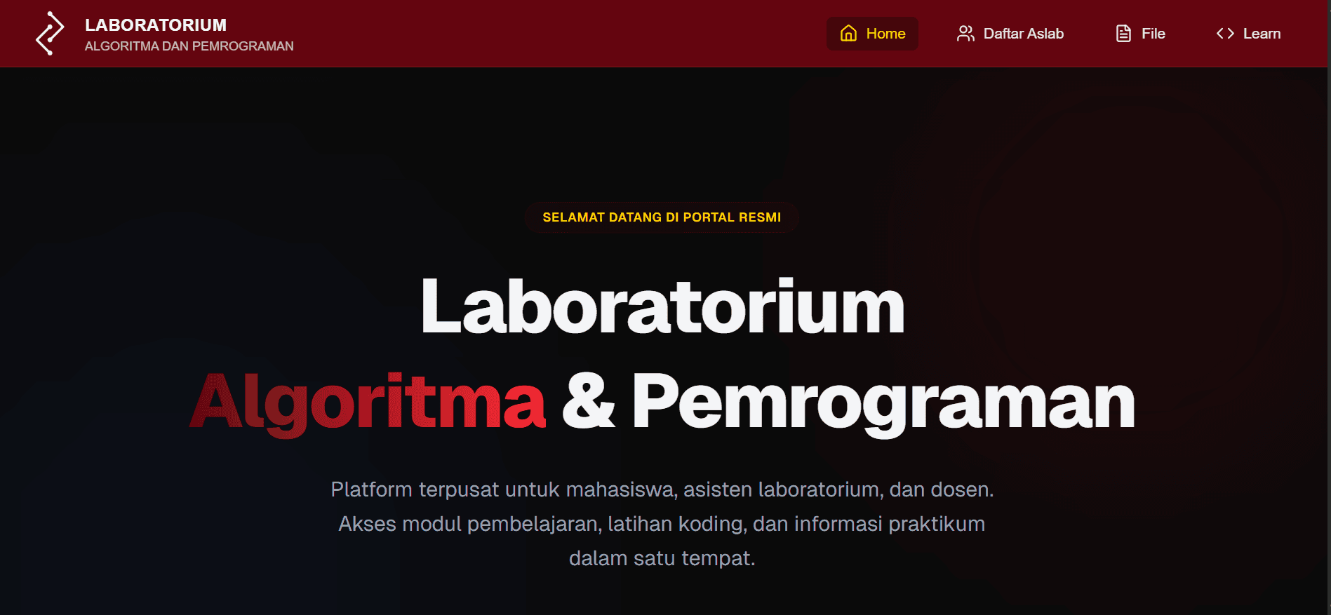 Laboratorium Algoritma & Pemrograman